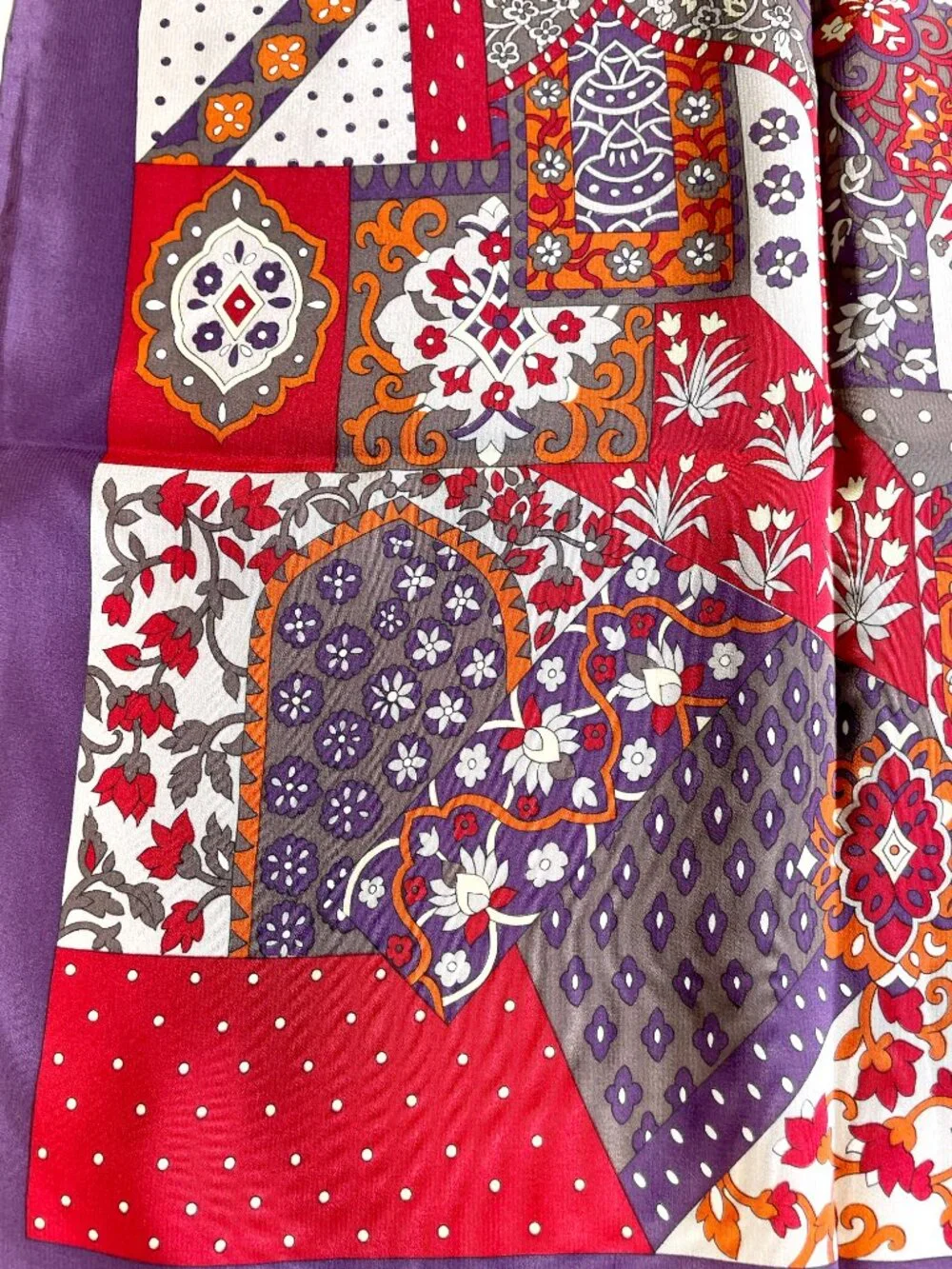 NWT Vintage Jean Patou Paris Silk Scarf